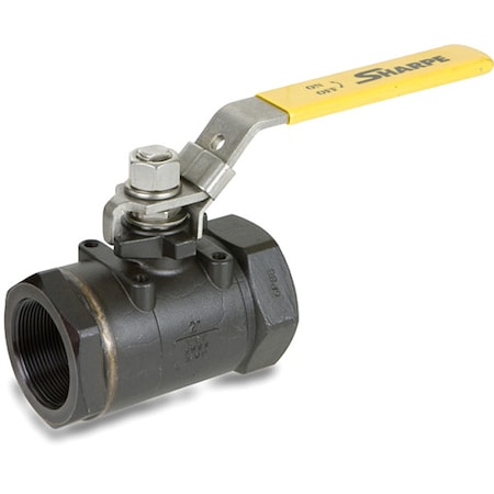 Sharpe Valves Manual 2-Way Ball Valve, NPT, Carbon Steel 4353010520