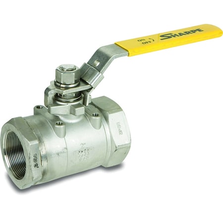 Sharpe Valves Manual 2-Way Ball Valve, NPT, SS 4353010780
