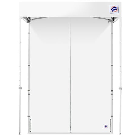 E-Z Up Middle Zipper Sidewall, White, 5 ft H SWM5TCWH