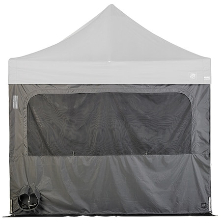 E-Z Up Sidewall, Gray, 10 ft W, 10 ft H SWPRO3FXTWF10SG