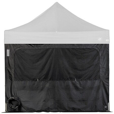 E-Z Up Sidewall, Black, 10 ft W, 10 ft H SWPRO3FXTWF10BK
