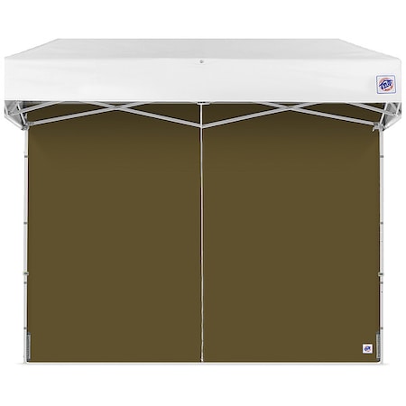 E-Z Up Middle Zipper Sidewall, Green, 8 ft H SWP3FXTM8OD