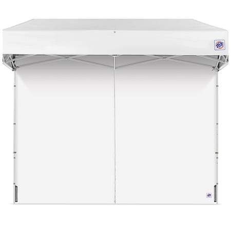 E-Z Up Middle Zipper Sidewall, White, 8 ft H SWP3FXTM8WH