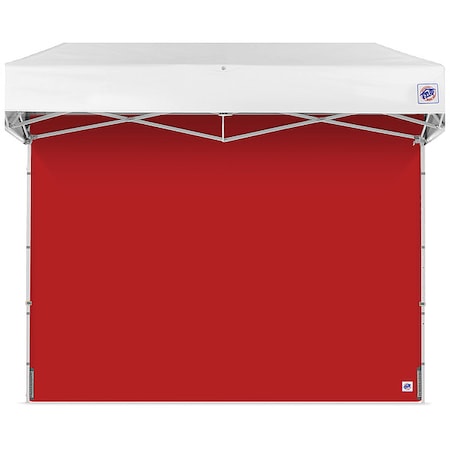 E-Z Up Professional Sidewall with FXT Clips, Red SWP3FXT10RD