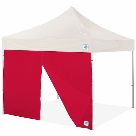 E-Z Up Sidewall, Red, 10 ft W, 10 ft H SWVMZ10RD