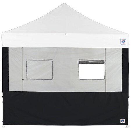 E-Z Up Food Booth Sidewall, Black, 10 ft H SW3FB10FXTMC2WBK