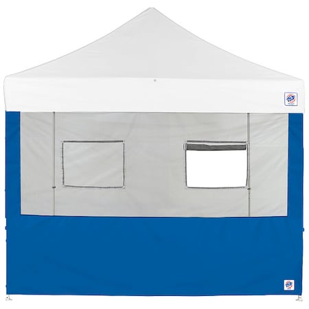 E-Z Up Food Booth Sidewall, Blue, 10 ft W, 10 ft H SW3FB10FXTRB