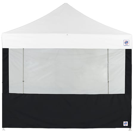 E-Z Up Food Booth Sidewall, Black, 13 ft H SW3FB13TCBK