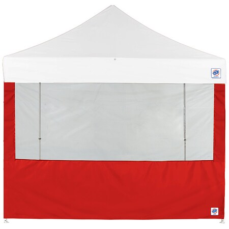 E-Z Up Food Booth Sidewall, Red, 13 ft H SW3FB13TCRD