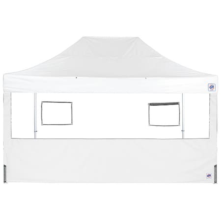 E-Z Up Food Booth Sidewall, White, 15 ft H SW3FB15FXTWH