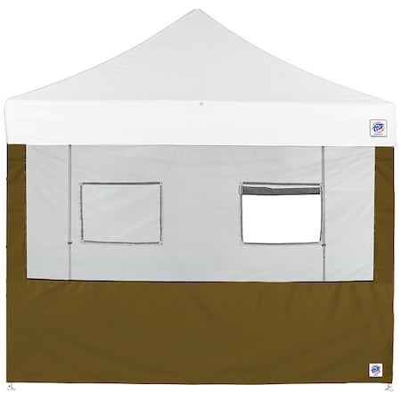 E-Z Up Food Booth Sidewall, Green, 8 ft W, 8 ft H SW3FB8FXTMC2WOD
