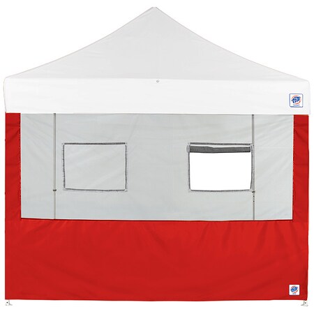 E-Z Up Food Booth Sidewall, Red, 8 ft W, 8 ft H SW3FB8FXTMC2WRD