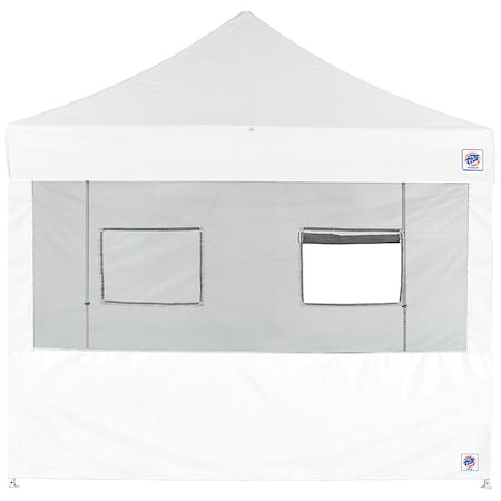 E-Z Up Food Booth Sidewall, White, 8 ft W, 8 ft H SW3FB8FXTMC2WWH