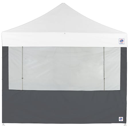 E-Z Up Food Booth Sidewall, Gray, 8 ft W, 8 ft H SW3FB8FXTSG