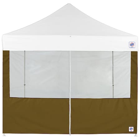 E-Z Up Food Booth Middle Zipper Sidewall, Green SW3FBFXTM10OD