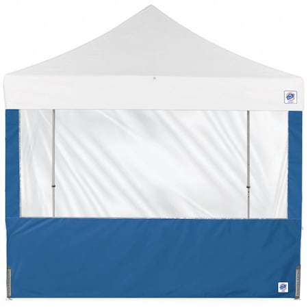 E-Z Up Panorama Sidewall, Blue, 8 ft W, 8 ft H SW3P8FXTRB