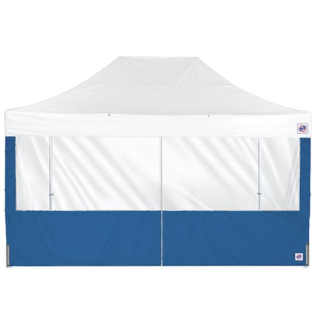E-Z Up Panorama Middle Zipper Sidewall, Blue SW3PM15FXTRB
