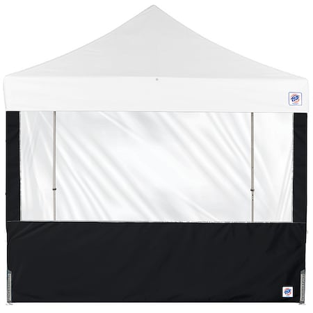 E-Z Up Panorama Sidewall, Black, 10 ft W, 10 ft H SW3P10FXTBK