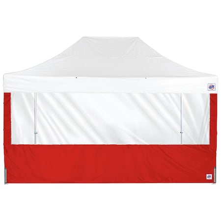 E-Z Up Panorama Sidewall, Red, 15 ft W, 15 ft H SW3P15FXTRD