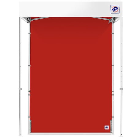E-Z Up Sidewall, Red, 5 ft W, 5 ft H SW5TCRD