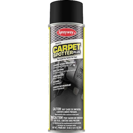 Sprayway Carpet Spotter Cleaner, Net 18 Oz. SW676