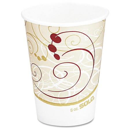 Solo Hot Cup 8 oz. Beige, Pk1000 378SM-J8000