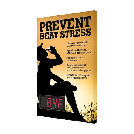 Accuform 28 in W x 20 in H, Rectangle, Aluminum SCK700