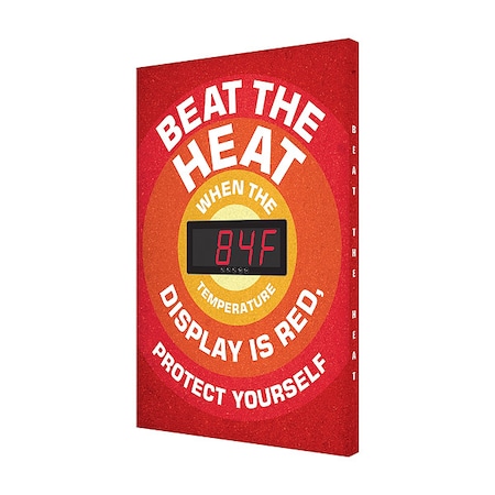 Accuform 28 in W x 20 in H, Rectangle, Aluminum SCK702