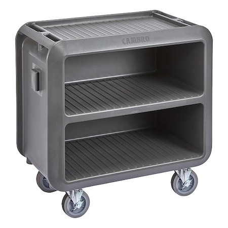 Cambro Srvc Cart, Med, Clsd, 4swvl-Chrcl SC330S615