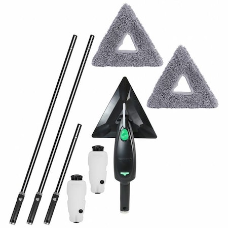 Unger Refillable Microfiber Clean Kit, Stingray SRKB4