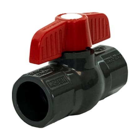 Jomar Valve 4" PVC Sched 80 Solvent Ball Valve S-701