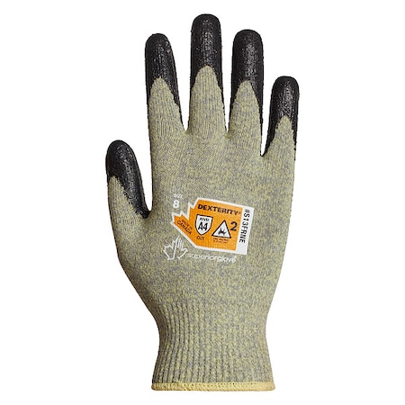 Superior Glove Flame Retardant Gloves, Black/Tan, 7, 1 PR S13FRNE-7