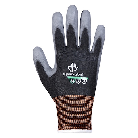 Superior Glove Cut-Resistant Gloves, Cut Level A3 , Dipped , Polyurethane , Smooth , 10 1 PR S13KBPU-10