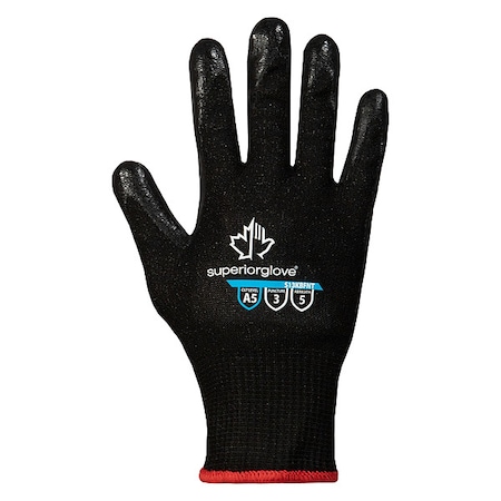 Superior Glove Cut-Resistant Gloves, Cut Level A3 , Dipped , Foam Nitrile , Smooth , S 1 PR S13KBFNT-7