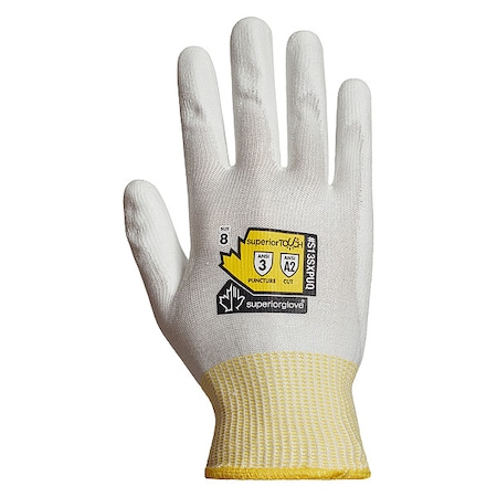 Superior Glove Cut-Resistant Gloves, Cut Level A2 , Dipped , Nitrile , Smooth , 9 1 PR S13SXPUQ-9