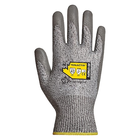 Superior Glove Cut-Resistant Gloves, Cut Level A2 , Dipped , Polyurethane , Smooth , 9 1 PR S13TAGPU-9