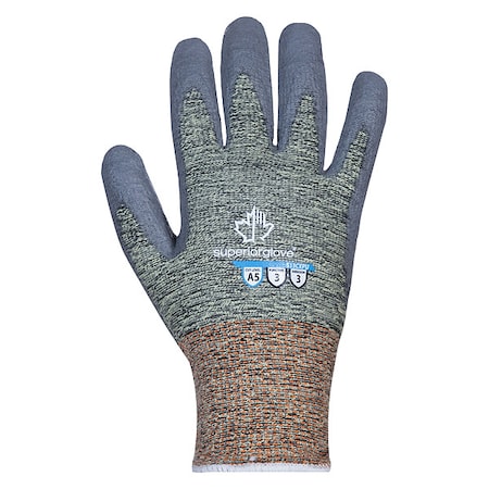 Superior Glove Cut-Resistant Gloves, Cut Level A5 , Dipped , Polyurethane , Smooth , 2XL 1 PR S13CXPU-11