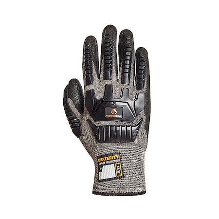 Superior Glove Work Gloves, Cut Level A5 , Micropore Nitrile , Texture , L 1 PR S15GPNVB-9