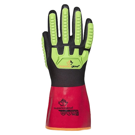 Superior Glove Gloves, A4Cut, Impact-Resistant, PVC, 11, PR S15KGVNVB-11