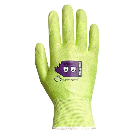 Superior Glove Cut-Resistant Gloves, Cut Level A9 , Dipped , Nitrile , Sandy , 8 1 PR S18TAXFN-8
