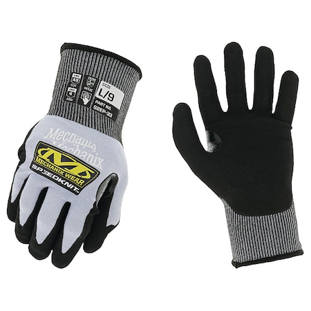 Mechanix Wear Knit Gloves, Cut Level A3 , Nitrile , Sandy , XL ( 10 ) 1 PR S2EP-33-010