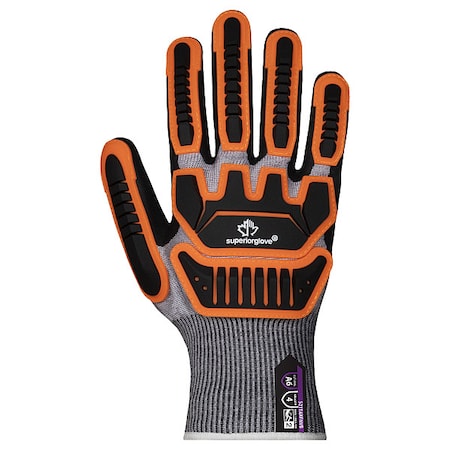 Superior Glove Cut-Resistant & Impact Resistant Gloves, Cut Level A6 , Nitrile , Foam , L 1 PR S21TAXFNVB-9