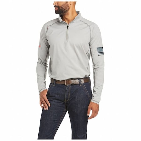 Ariat Men's FRCombat Stretch Patriot Work Shirt, 8.3 cal/sq cm, L, Ultrasoft 10035420