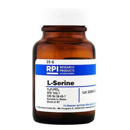 Rpi L-Serine, 25g S22020-25.0