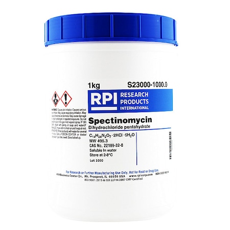 Rpi Spectinomycin, 1kg S23000-1000.0