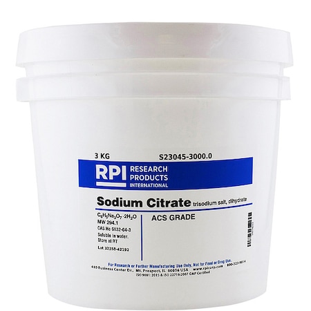 Rpi SodiumCitrate TrisodiumSalt Dihydrate S23045-3000.0