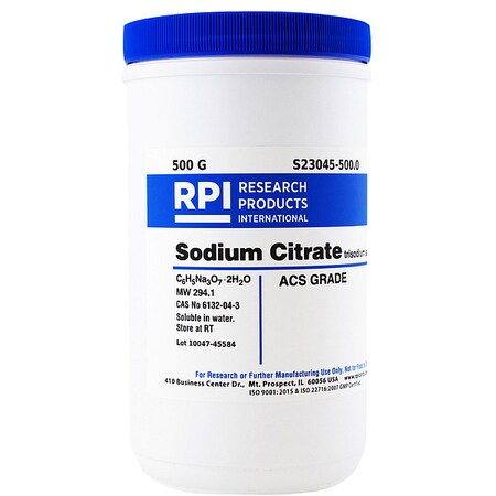 Rpi SodiumCitrate TrisodiumSalt Dihydrate S23045-500.0