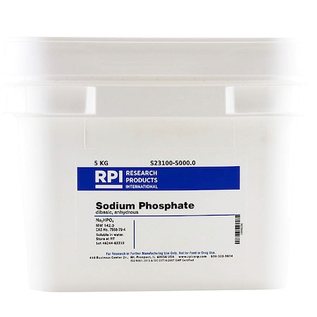Rpi Sodium Phosphate Dibasic Anhydrous, 5kg S23100-5000.0
