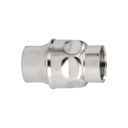 Bonomi 1/2" NPT Stainless Steel Spring Check Valve S250-1/2"
