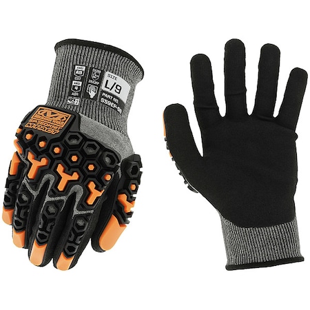 Mechanix Wear SpeedKnit(TM), Glove, HPPE, Size 7, 7, PR S59EP-58-007